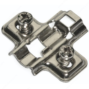 Mounting Plate - Pre-Mounted with Euro Screws, Height 4 mm PRO-PACK 10